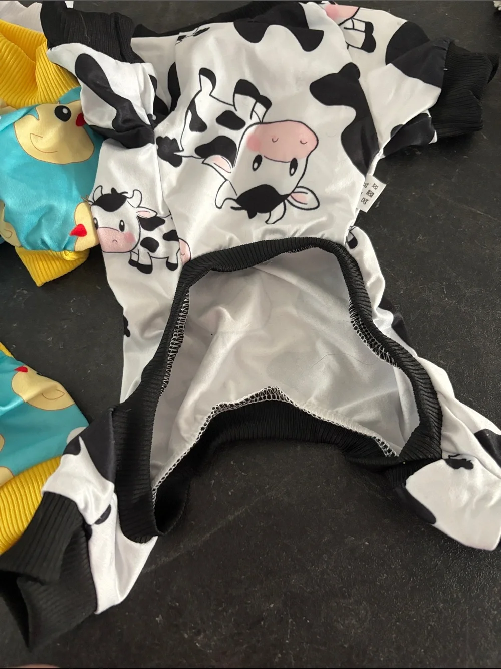 Colorful Printed Pet Pajamas Set - Pigs, Puppies, Ducks & Cows